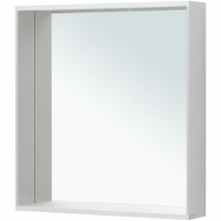 Зеркало Allen Brau Reality 70 с подсветкой Серебро браш с сенсорным выключателем арт-1.32017.02 — фото 2, Зеркала в ванную комнату