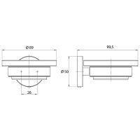 Мыльница Emco Round Черный матовый арт-4330 133 00 — фото 5, Мыльницы