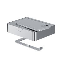 Держатель для туалетной бумаги AM.PM Inspire 2.0 с полкой с контейнером Хром арт-A50A341500 — фото 5, Держатели туалетной бумаги