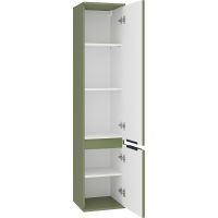 Товар: Шкаф пенал Brevita Enfida 35 R Зеленый матовый арт-ENF-05035-0801R - фото 7 Шкаф пенал Brevita Enfida 35 R Зеленый матовый арт-ENF-05035-0801R — фото 7, Пеналы для ванной комнаты