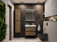 Товар: Зеркальный шкаф STWORKI Кронборг 70 1A262002KB820 Черный Серый арт-477560 - фото 6 Зеркальный шкаф STWORKI Кронборг 70 1A262002KB820 Черный Серый арт-477560 — фото 6, Зеркальные шкафы в ванную