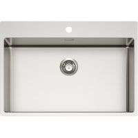 Кухонная мойка Alveus Nox 130 BRS 740x515x200 Брашированная сталь арт-1149938 — фото 1, Кухонные мойки