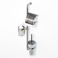 Подвесная стойка WasserKRAFT Exter Светлая бронза арт-K-1458 — фото 2, Стойки - набор держателей