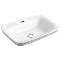 Раковина SantiLine 58 Белая арт-SL-2105 — фото 1, Раковины встраиваемые сверху