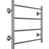 Водяной полотенцесушитель Terminus Аврора П4 500x500 Хром, нижнее подключение, G 1/2" ВР арт-4670078543967 — фото 1, Водяные полотенцесушители