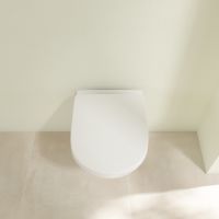 Унитаз Villeroy&Boch O.Novo подвесной с сиденьем Микролифт арт-5688H101 — фото 5, Подвесные унитазы