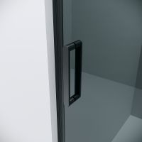 Душевой уголок Grossman Classic 110х70 профиль Черный матовый стекло тонированное арт-120.K33.04.1170.21.10 — фото 5, Прямоугольные душевые уголки