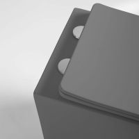 Унитаз Vincea Globo подвесной Антрацит матовый с сиденьем Микролифт арт-VT1-14SMA — фото 8, Подвесные унитазы