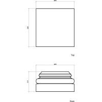 Товар: База Европласт 225x117x225 мм арт-1.13.700 - фото 2 База Европласт 225x117x225 мм арт-1.13.700 — фото 2, Колонны