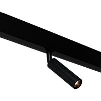 Трековый светильник Crystal Lux Space Черный арт-CLT 0.33 003 6W BL 3000K — фото 1, Трековые светильники