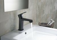 Комплект смесителей Aquatek Оберон Черный матовый арт-AQ1230MB — фото 5, Готовые комплекты для ванной комнаты