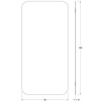 Зеркало Evoform Primary 100х50 со шлифованной кромкой арт-BY 0129 — фото 7, Зеркала в ванную комнату