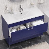 Товар: Тумба с раковиной Iddis Oxford 100 Синяя арт-OXF10N1i95K - фото 3 Тумба с раковиной Iddis Oxford 100 Синяя арт-OXF10N1i95K — фото 3, Тумбы с раковиной
