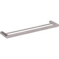 Полотенцедержатель Remer Lounge двойной Никель матовый брашированный арт-LN33NPO — фото 1, Полотенцедержатели