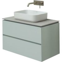 Тумба под раковину Allen Brau Infinity 85 подвесная Папирус матовый арт-1.21001.PWM — фото 5, Тумбы под раковину