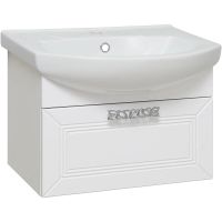 Тумба под раковину Runo Монро 55 подвесная Белая арт-00-00000458 — фото 1, Тумбы под раковину