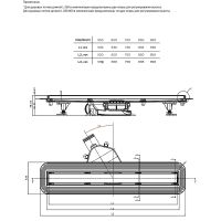 Душевой лоток Bettoserb Premium Line 95 с решеткой Хром матовый / под плитку арт-13100007 — фото 6, Душевые лотки
