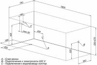 Акриловая ванна Aquanet Dali 160x70 без гидромассажа арт-239538 — фото 9, Акриловые ванны