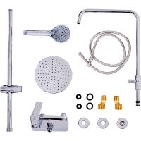 Душевая система Orange Otto Хром арт-M22-911cr — фото 9, Душевые стойки