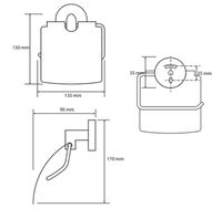 Товар: Держатель туалетной бумаги Bemeta Omega с крышкой Хром арт-104212012 - фото 2 Держатель туалетной бумаги Bemeta Omega с крышкой Хром арт-104212012 — фото 2, Держатели туалетной бумаги