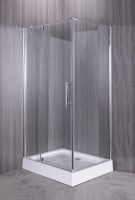 Душевой уголок Esbano ESR-8190 100x80 профиль Хром стекло прозрачное арт-ESUGR8190 — фото 2, Прямоугольные душевые уголки