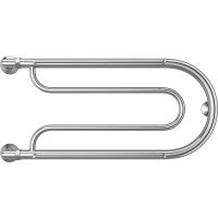 Водяной полотенцесушитель Terminus Фокстрот (1) 320x700 с полкой Хром, боковое подключение, G 1" НР арт-4620768881251 — фото 2, Водяные полотенцесушители