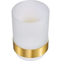 Товар: Стакан для зубных щеток Milacio Ultra Брашированное золото арт-MCU.961.GD - фото 2 Стакан для зубных щеток Milacio Ultra Брашированное золото арт-MCU.961.GD — фото 2, Стаканы для зубных щеток