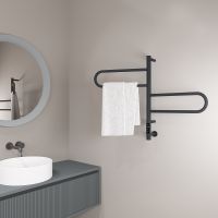 Товар: Электрический полотенцесушитель Vincea 44х60 Графит арт-VTD-1R1CGE - фото 3 Электрический полотенцесушитель Vincea 44х60 Графит арт-VTD-1R1CGE — фото 3, Электрические полотенцесушители