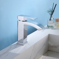 Смеситель для раковины Abber Wasserfall Хром арт-AF8610 — фото 2, Смесители для раковины