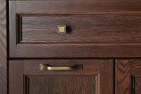 Комплект мебели для ванной ASB-Woodline Гранда 85 Антикварный орех арт-11487+23539+11483+11485 — фото 9, Комплекты мебели для ванной