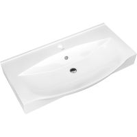 Тумба с раковиной Misty Элвис 85 подвесная Белая глянцевая арт-УТ000007114 — фото 6, Тумбы с раковиной