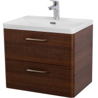 Тумба под раковину BelBagno Due 50 подвесная Noce арт-DUE-500-2C-SO-NOCE-P — фото 2, Тумбы под раковину