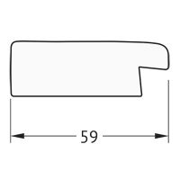 Зеркало Evoform Definite 144х54 в багетной раме - Травленое золото 59 мм арт-BY 0719 — фото 5, Зеркала в ванную комнату