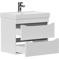 Тумба под раковину Volna Lake 60.2Y подвесная Белая арт-tpLAKE60.2Y-01 — фото 2, Тумбы под раковину