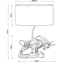 Настольная лампа Artelamp Gustav Черная Золото арт-A4420LT-1GO — фото 5, Настольные лампы
