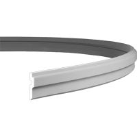 Карниз гибкий Европласт 1.50.266 2000x21x76 мм арт-1.50.266 (гибкий) — фото 1, Карнизы