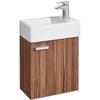 Тумба под раковину Aquaton Эклипс 45 подвесная Эбони темный арт-1A172701EK560 — фото 1, Тумбы под раковину