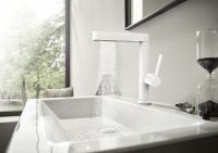 Смеситель для раковины Hansgrohe Finoris Белый матовый арт-76063700 — фото 2, Смесители для раковины