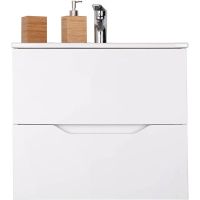 Товар: Тумба с раковиной Orange Line 60 подвесная Белая матовая арт-Li-60Tuw+Ra - фото 5 Тумба с раковиной Orange Line 60 подвесная Белая матовая арт-Li-60Tuw+Ra — фото 5, Тумбы с раковиной