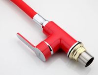 Смеситель для кухни Frap H43 Красный Хром арт-F4043 — фото 4, Смесители для кухни