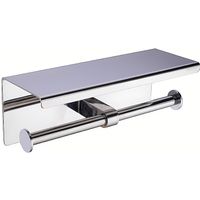 Товар: Держатель туалетной бумаги Frap с полкой Хром арт-F503 - фото 1 Держатель туалетной бумаги Frap с полкой Хром арт-F503 — фото 1, Держатели туалетной бумаги