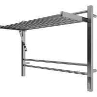 Электрический полотенцесушитель Terminus Горизонт П8 800х600 с полкой Хром арт-4670078543530 — фото 1, Электрические полотенцесушители