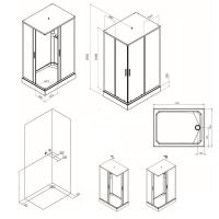 Душевая кабина AM.PM Gem 120х90 без гидромассажа арт-W90C-404-12090MT — фото 6, Душевые кабины
