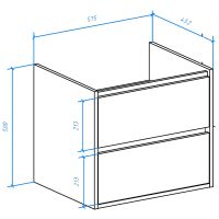 Товар: Тумба под раковину Bellezza Лоренцо 60 подвесная Дуб светлый арт-4639109270470 - фото 4 Тумба под раковину Bellezza Лоренцо 60 подвесная Дуб светлый арт-4639109270470 — фото 4, Тумбы под раковину