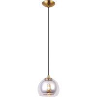 Подвесной светильник Artelamp Rastaban Прозрачный Хром Полированная медь арт-A7984SP-1PB — фото 1, Подвесные светильники