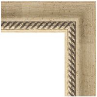 Зеркало Evoform Exclusive 93х63 с фацетом в багетной раме - Состаренное серебро с плетением 70 мм арт-BY 1172 — фото 3, Зеркала в ванную комнату