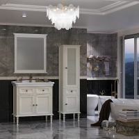 Шкаф пенал Opadiris Кантара 46 R Слоновая кость арт-00-00004343 — фото 4, Пеналы для ванной комнаты