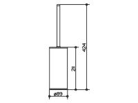 Товар: Ершик для унитаза Keuco Collection Moll Хром арт-04969 010100 - фото 3 Ершик для унитаза Keuco Collection Moll Хром арт-04969 010100 — фото 3, Ершики для унитаза