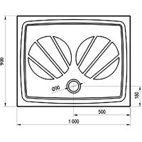 Товар: Душевой поддон из искусственного камня Ravak Gigant Pro 100x90 Белый арт-XA03A701010 - фото 6 Душевой поддон из искусственного камня Ravak Gigant Pro 100x90 Белый арт-XA03A701010 — фото 6, Душевые поддоны из искусственного камня