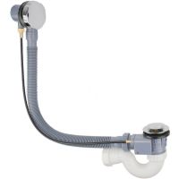 Слив-перелив Frap полуавтомат Хром арт-F68 — фото 1, Сливы-переливы